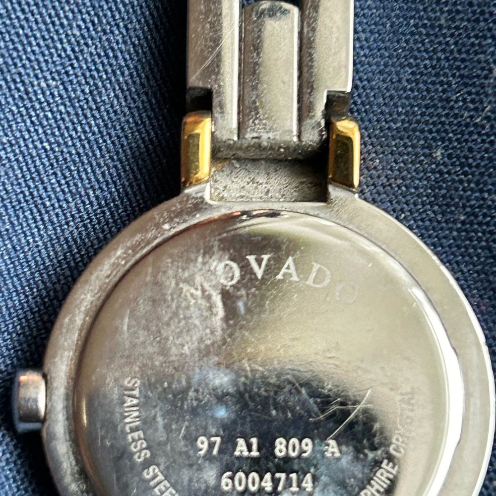 Movado Silver Minimalist Bangle Watch - Picture 6 of 6